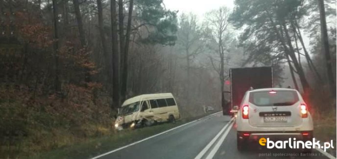 Wypadek na drodze do Pełczyc.
