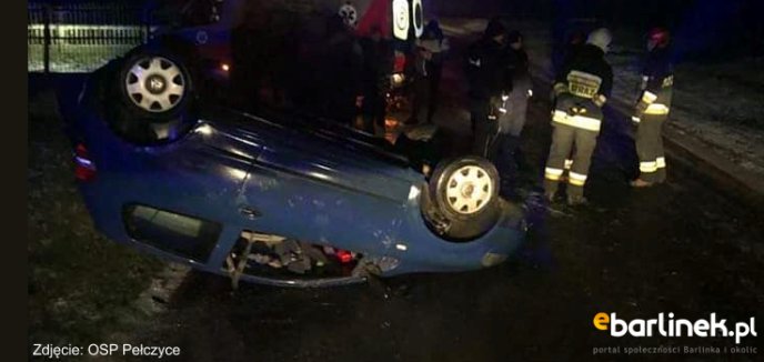 Region: Wypadek pod Pełczycami. Kierowca dachował...