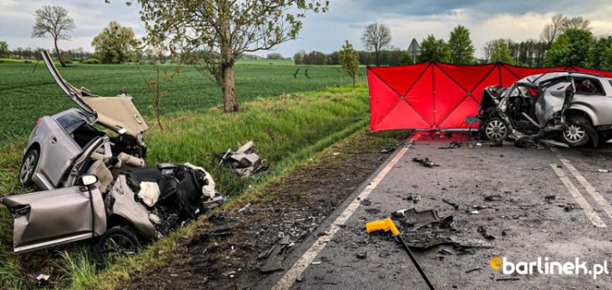 Tragiczny wypadek w okolicach Zamęcina. Droga Pełczyce - Choszczno zablokowana.... 